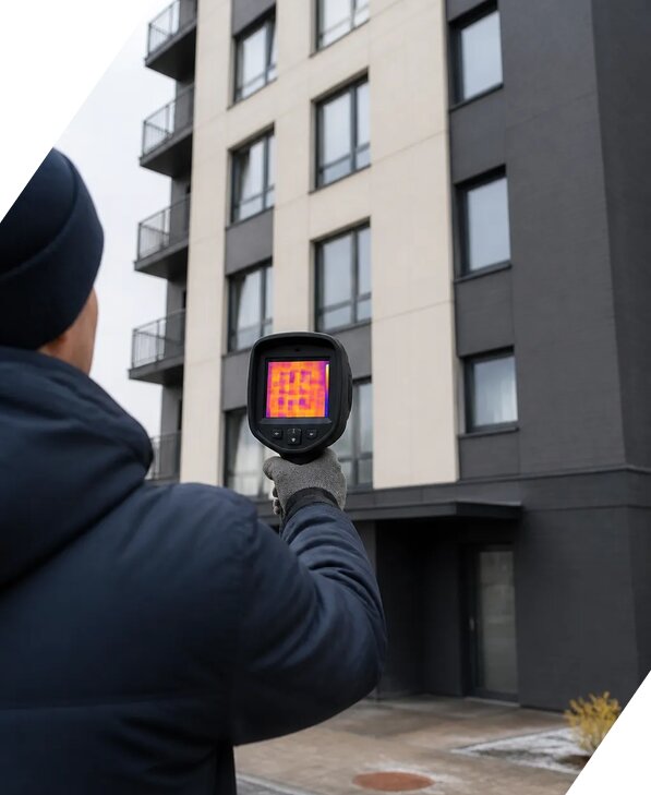 Тепловизионное обследование зданий в Анапе от 5192 р. | ЭкспертизаРоссия